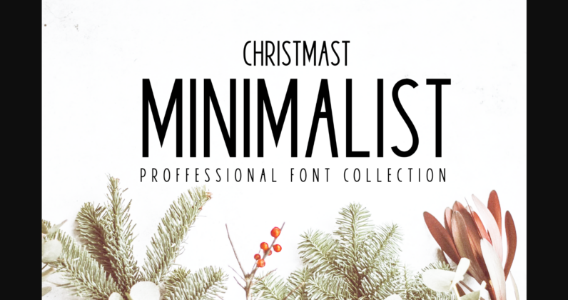 Christmas MInimalist Font Poster 1