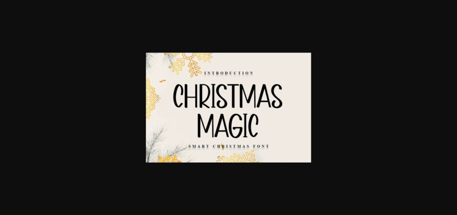 Christmas Magic Font Poster 3