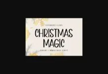 Christmas Magic Font Christmas Magic Font Poster 1