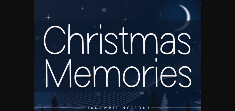 Christmas Memories Font Poster 3