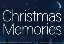 Christmas Memories Font Poster 1