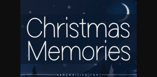 Christmas Memories Font Poster 1