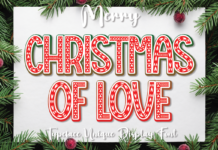 Christmas of Love Font Christmas of Love Font Poster 1