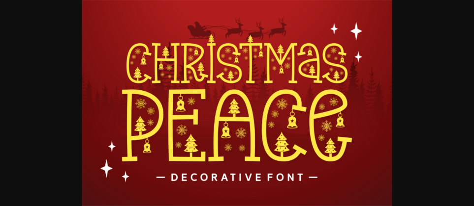 Christmas Peace Font Poster 1