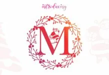 Christmas Santa Monogram Font Christmas Santa Monogram Font Poster 1