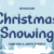 Christmas Snowing Font
