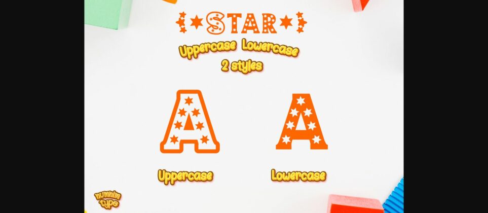 Christmas Star Font Poster 7