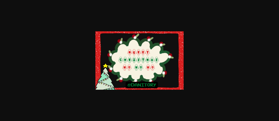 Christmas Tree Font Poster 9