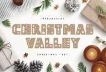 Christmas Valley Font Poster 1