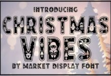 Christmas Vibes Font Poster 1