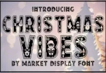 Christmas Vibes Font Poster 1
