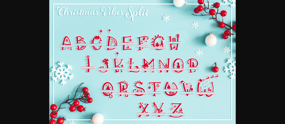 Christmas Vibes Font Poster 10