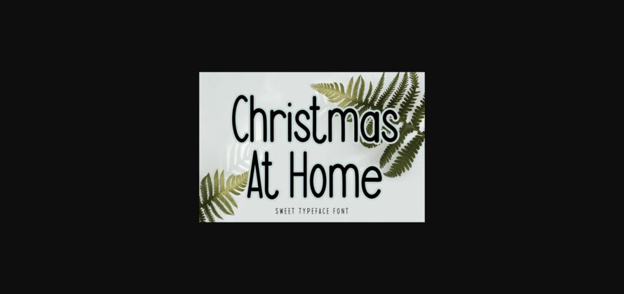 Christmas at Home Font Poster 3