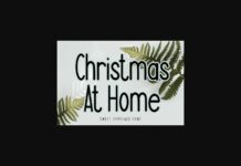 Christmas at Home Font Poster 1