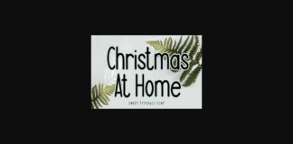 Christmas at Home Font Poster 1