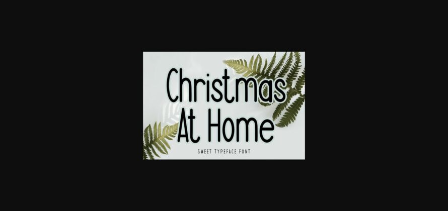 Christmas at Home Font Poster 1