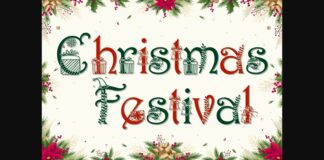 Christmas Festival Font Poster 1