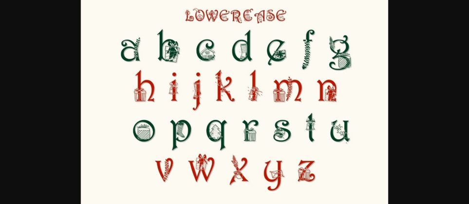 Christmas Festival Font Poster 5