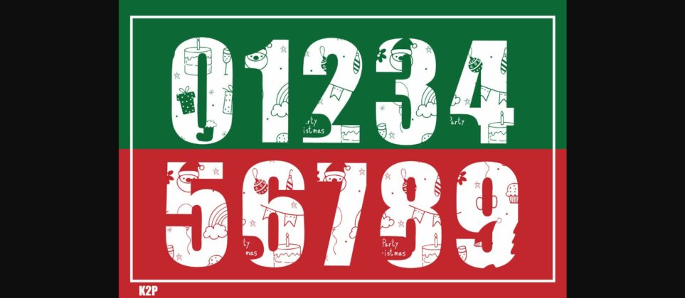 Christmas in July! Font Poster 6
