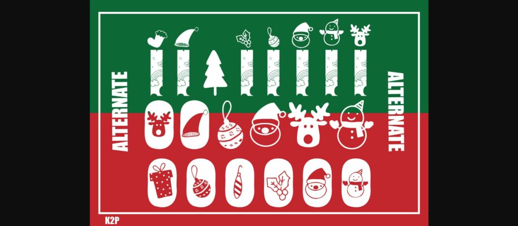 Christmas in July! Font Poster 7