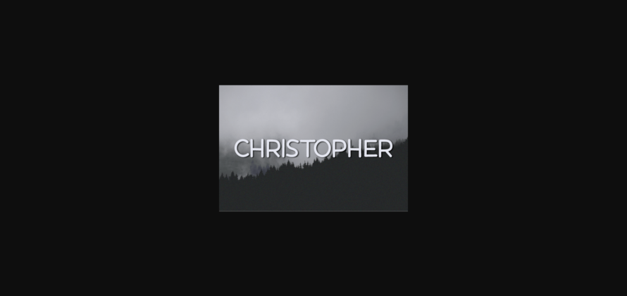 Christopher Font Poster 3