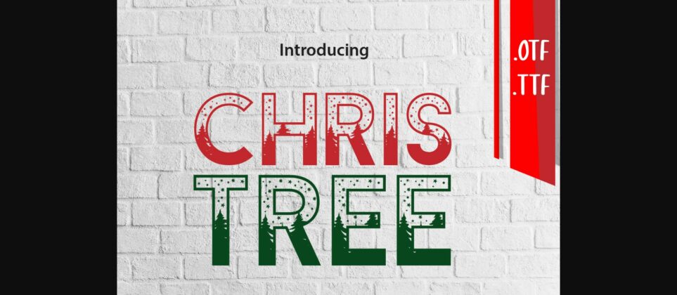 Christree Font Poster 1