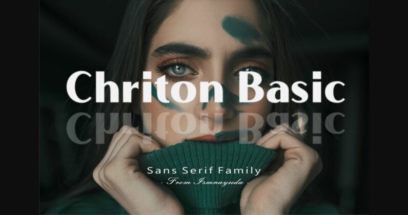 Chriton Basic Font Poster 3