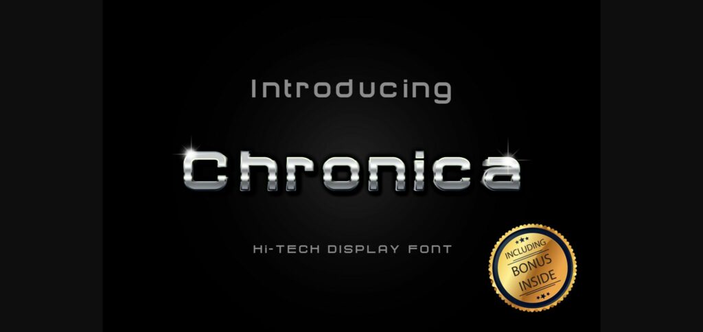 Chronica Font Poster 3