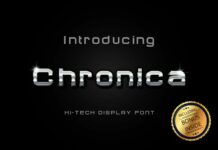 Chronica Font Poster 1