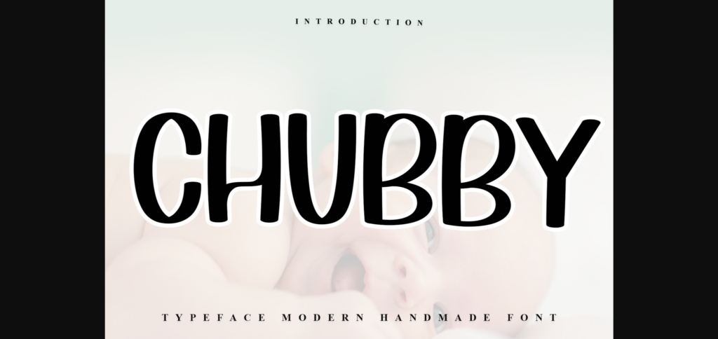 Chubby Font Poster 3