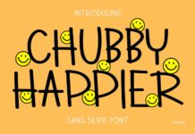 Chubby Happier Font Poster 1