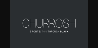 Churrosh Font Poster 1