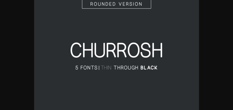 Churrosh Font Poster 3