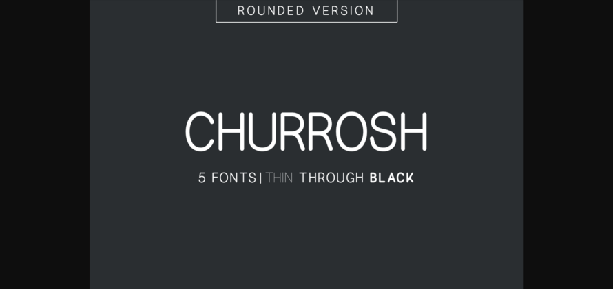 Churrosh Font Poster 1