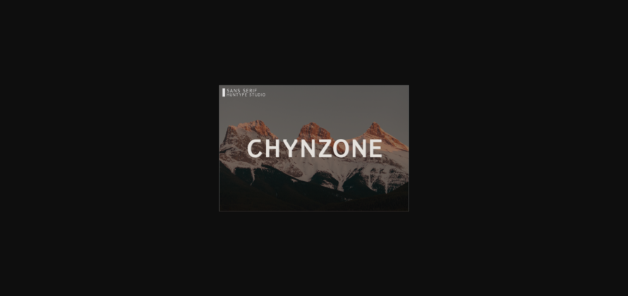 Chynzone Font Poster 3