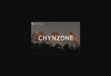 Chynzone Font Poster 1