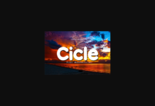 Cicle Font Poster 1