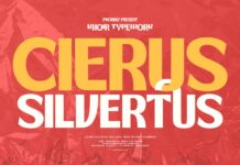 Cierus Font Poster 1