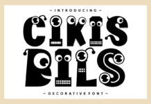 Cikis Bils Font Poster 1