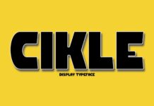 Cikle Font Poster 1