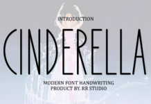 Cinderella Font Poster 1