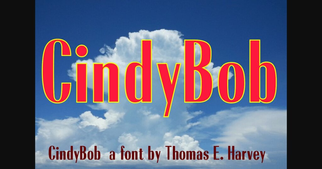 CindyBob Font Poster 3