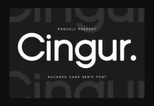 Cingur Font Cingur Font Poster 1
