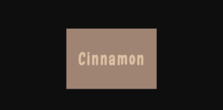 Cinnamon Font Poster 1