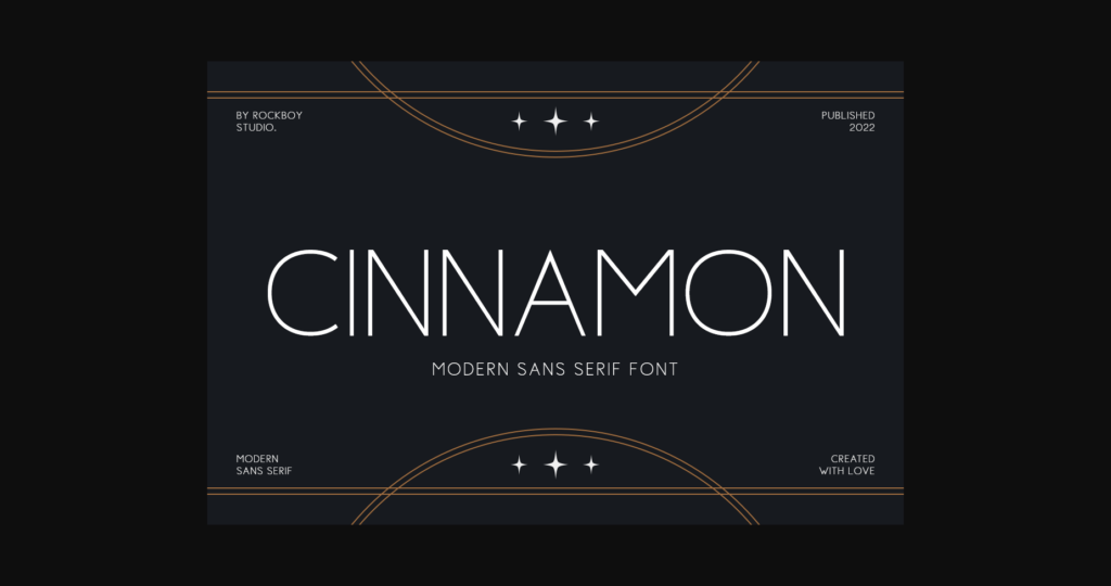 Cinnamon Font Poster 1