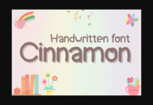 Cinnamon Font Poster 1