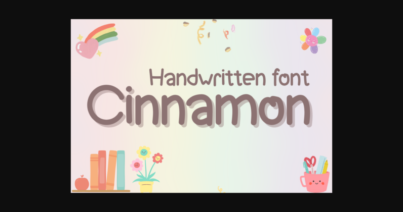 Cinnamon Font Poster 8