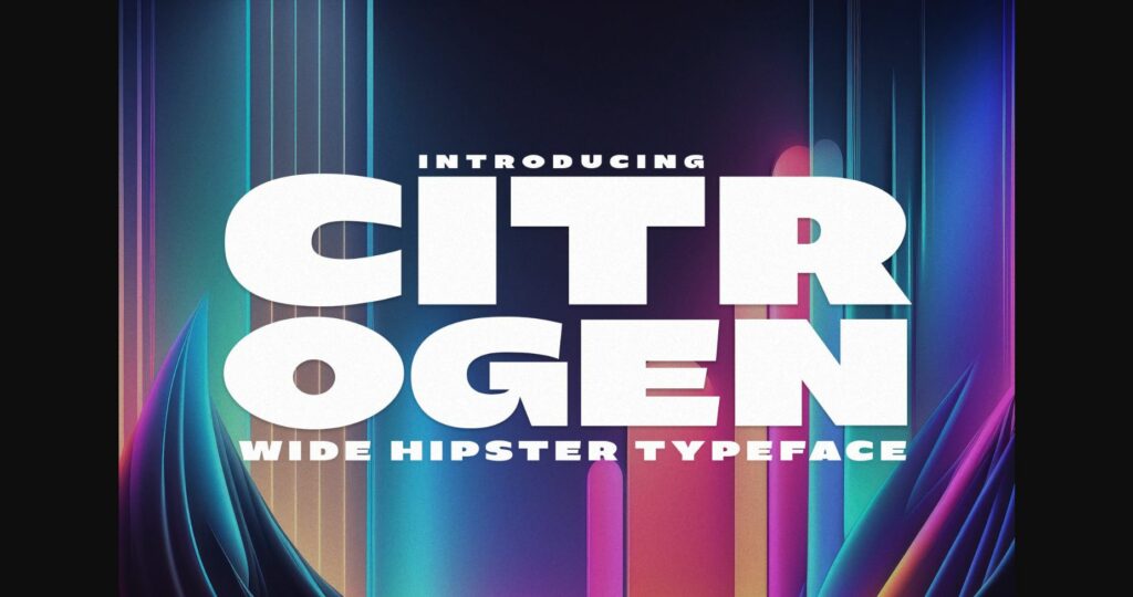 Citrogen Font Poster 3