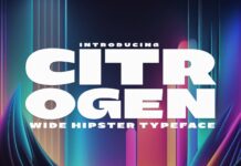 Citrogen Font Poster 1