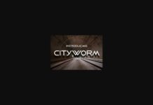 Cityworm Font Poster 1